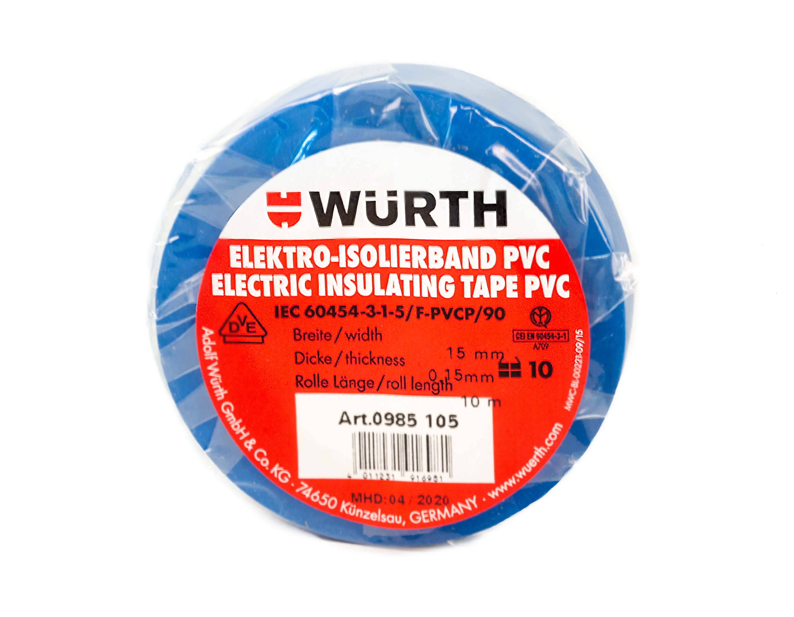 ELECTRICAL TAPE 19/32" X 33' BLUE 985.105