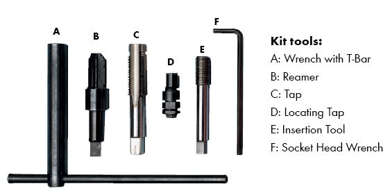 Sert Kit M14 x 1.25 BIG SERT KIT